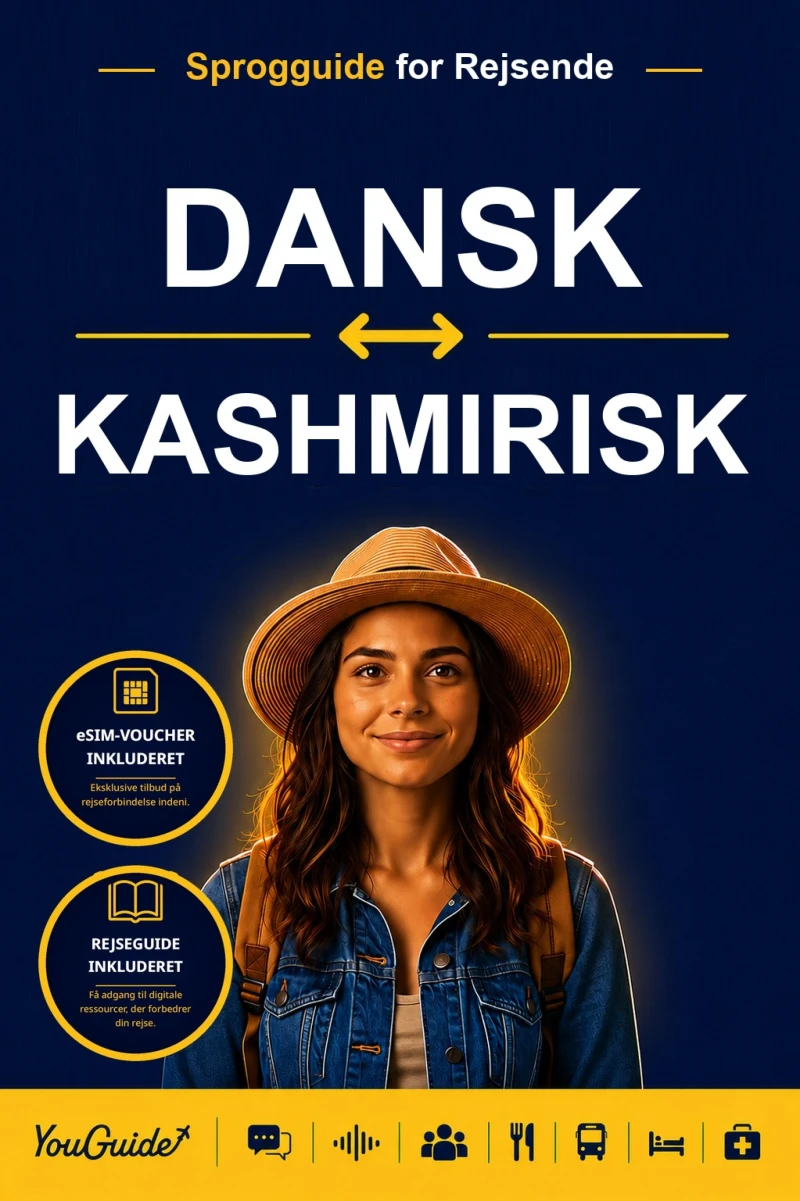 Portada: The Language Guide for Travelers - Danish to Kashmiri