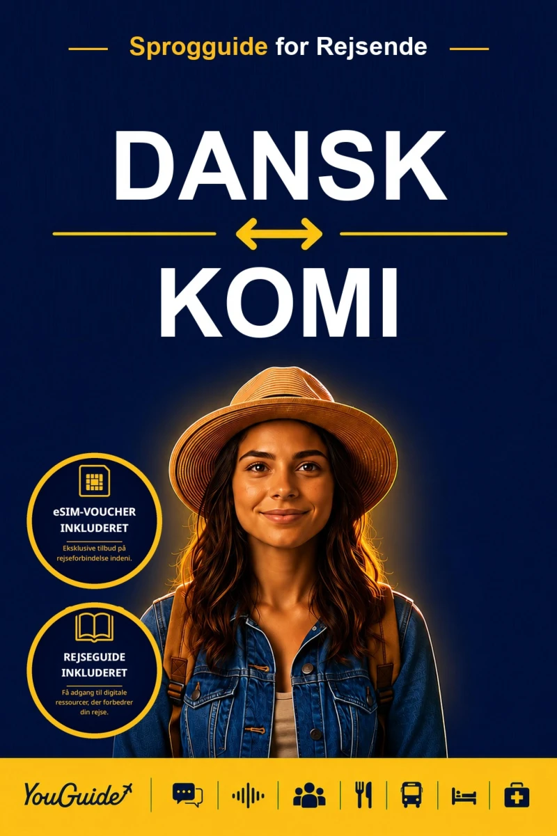 Portada: The Language Guide for Travelers - Danish to Komi