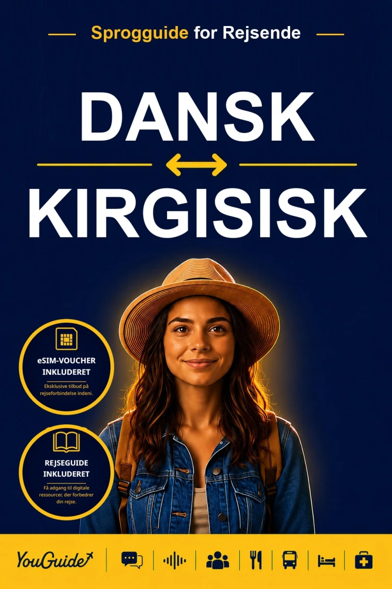 Portada: The Language Guide for Travelers - Danish to Kyrgyz