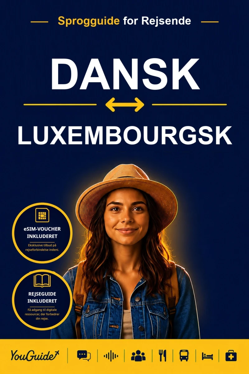 Portada: The Language Guide for Travelers - Danish to Luxembourgish