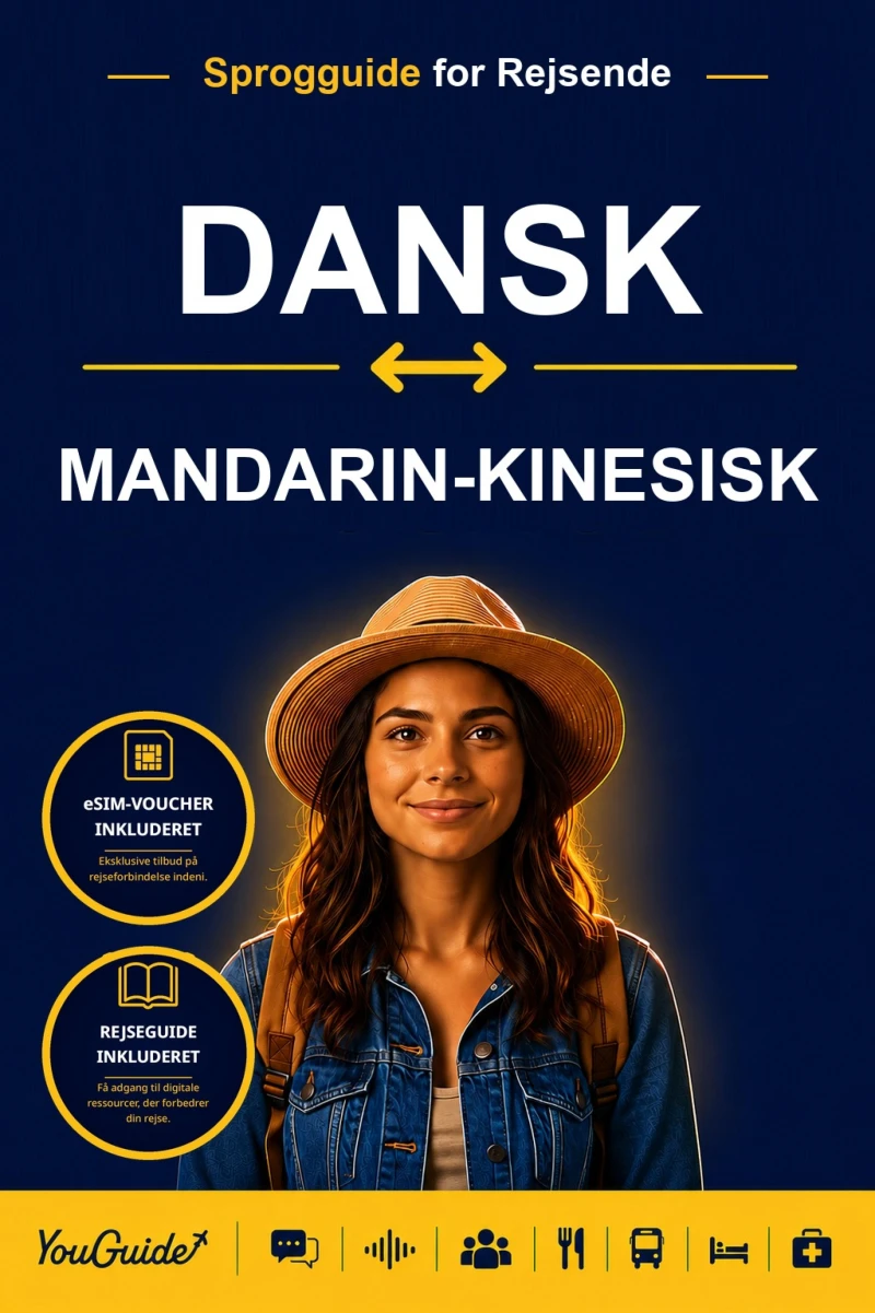 Portada: The Language Guide for Travelers - Danish to Mandarin Chinese