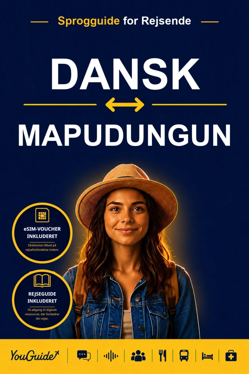 Portada: The Language Guide for Travelers - Danish to Mapudungun