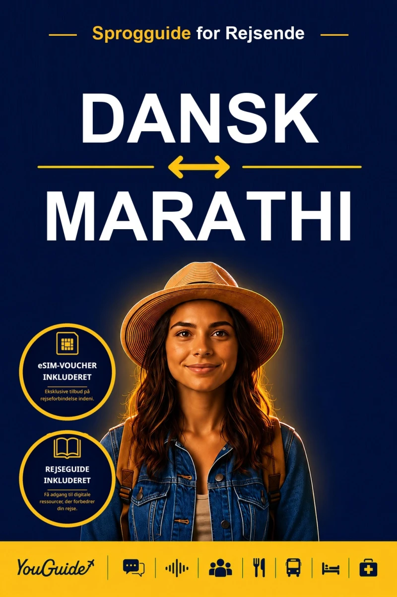 Portada: The Language Guide for Travelers - Danish to Marathi