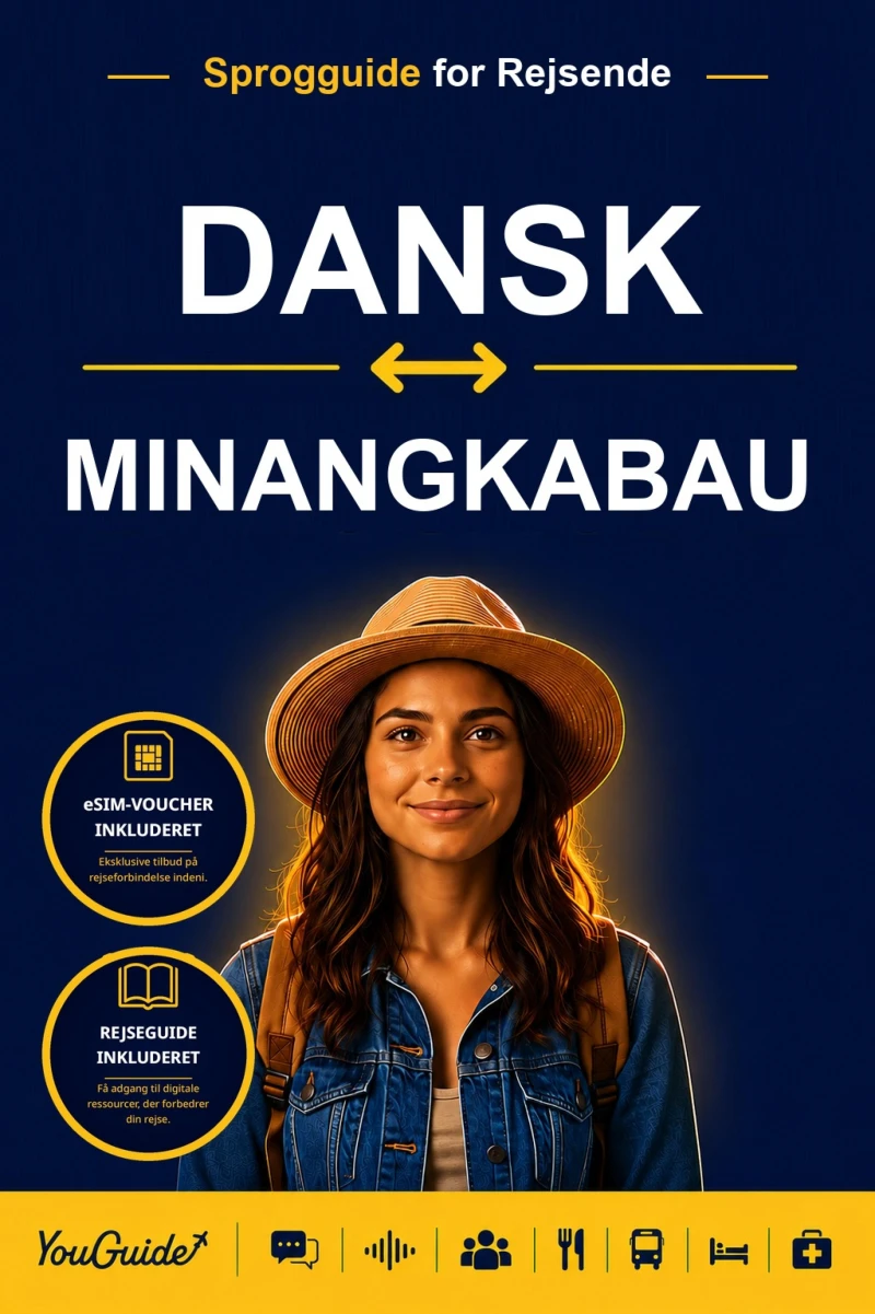 Portada: The Language Guide for Travelers - Danish to Minangkabau