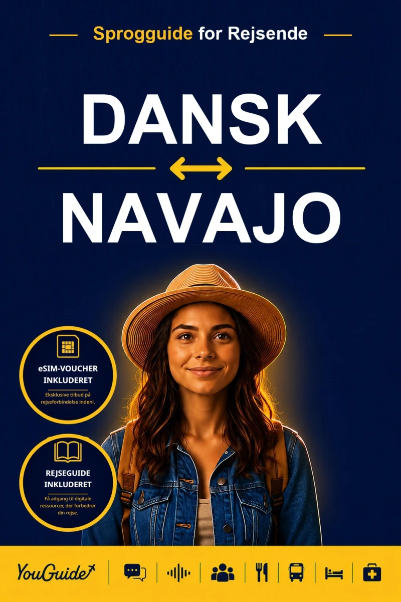 Portada: The Language Guide for Travelers - Danish to Navajo