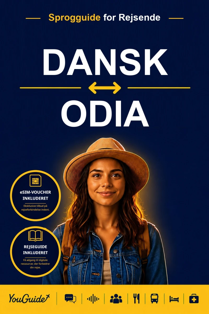Portada: The Language Guide for Travelers - Danish to Odia