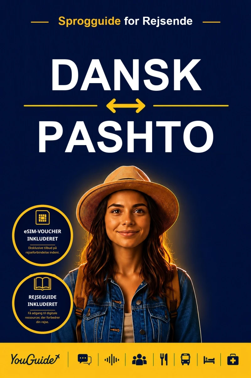 Portada: The Language Guide for Travelers - Danish to Pashto