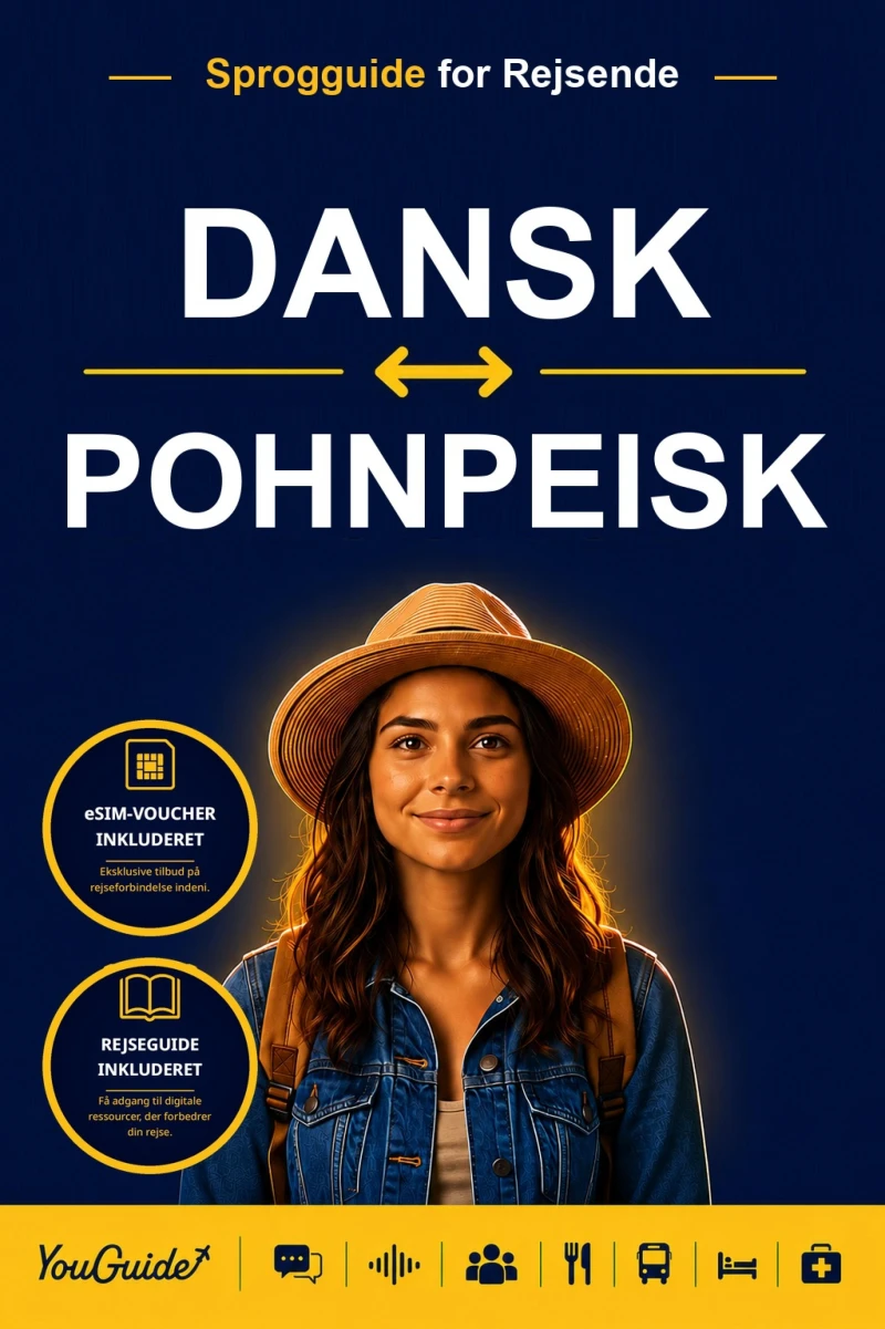Portada: The Language Guide for Travelers - Danish to Pohnpeian