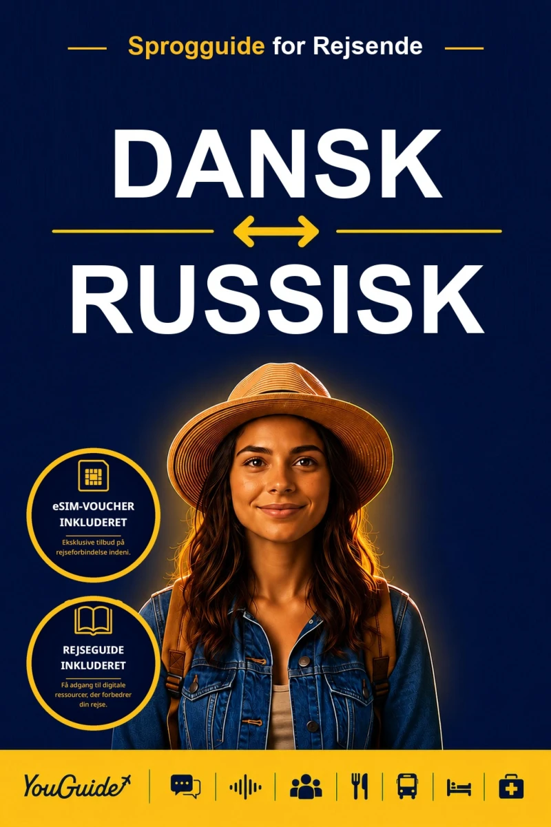 Portada: The Language Guide for Travelers - Danish to Russian