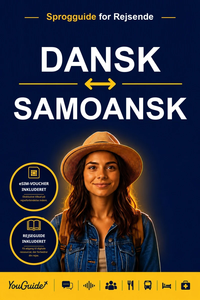 Portada: The Language Guide for Travelers - Danish to Samoan