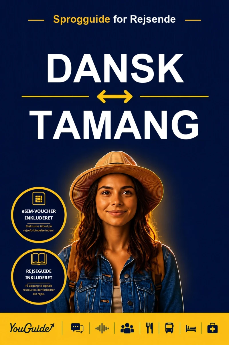 Portada: The Language Guide for Travelers - Danish to Tamang