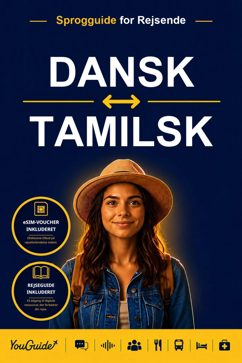 Portada: The Language Guide for Travelers - Danish to Tamil