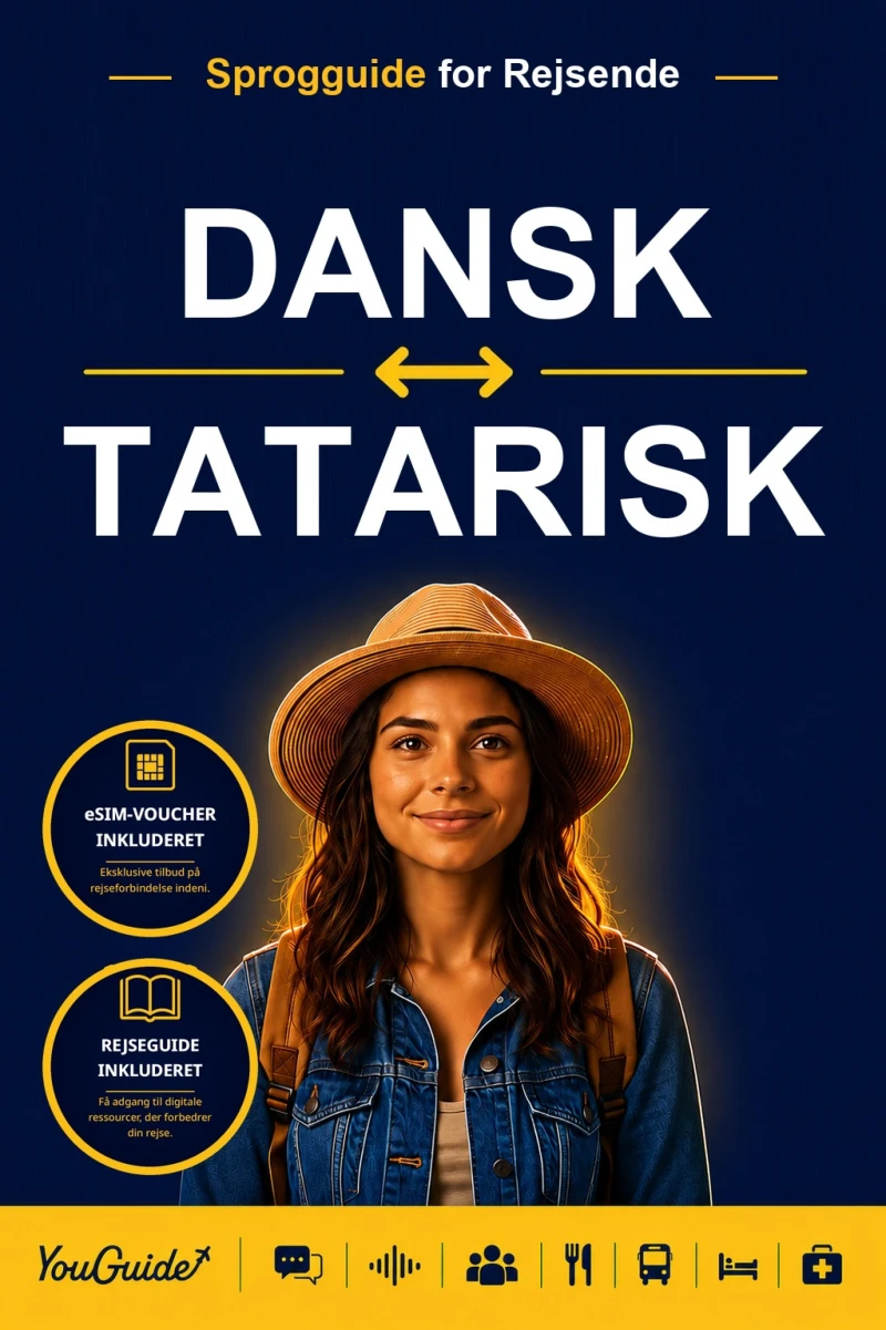 Portada: The Language Guide for Travelers - Danish to Tatar
