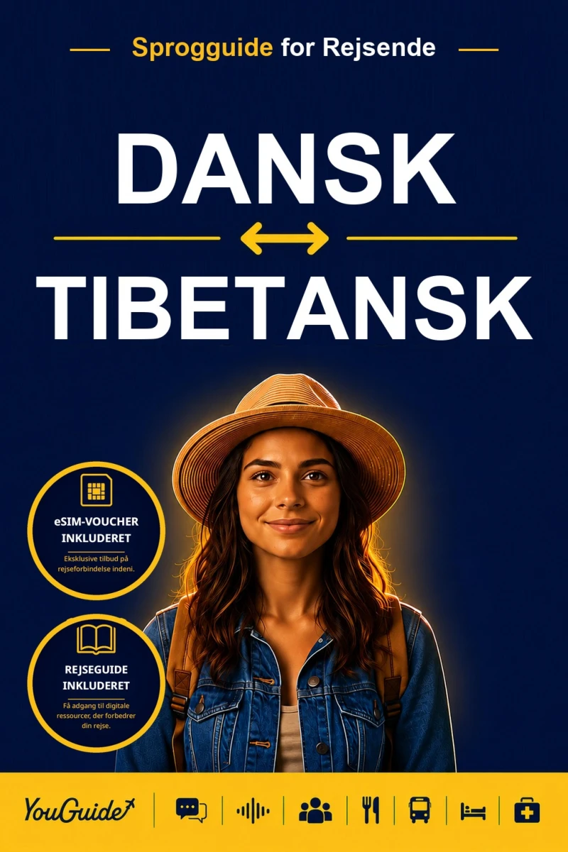 Portada: The Language Guide for Travelers - Danish to Tibetan