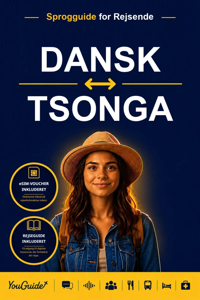Portada: The Language Guide for Travelers - Danish to Tsonga