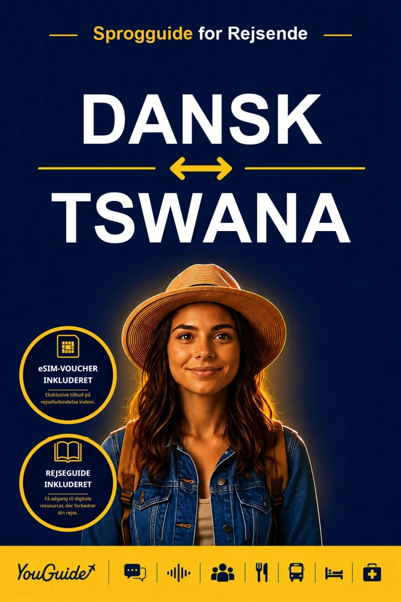 Portada: The Language Guide for Travelers - Danish to Tswana