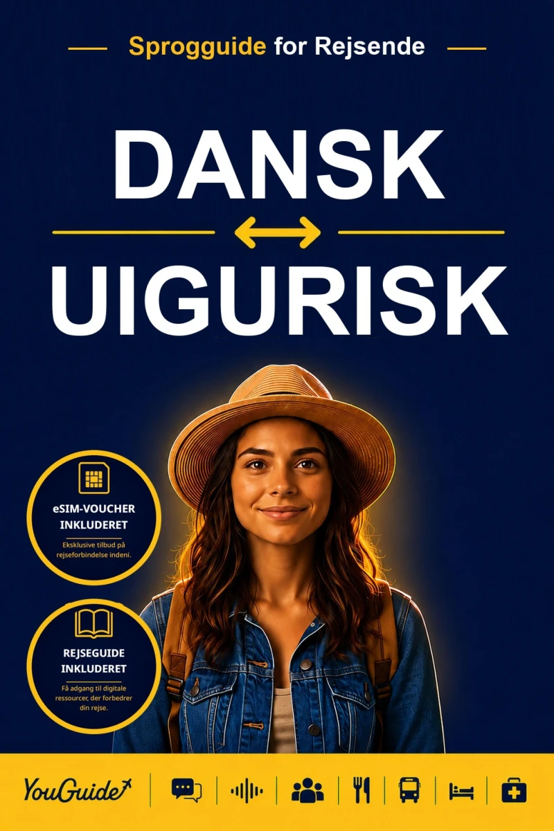 Portada: The Language Guide for Travelers - Danish to Uyghur