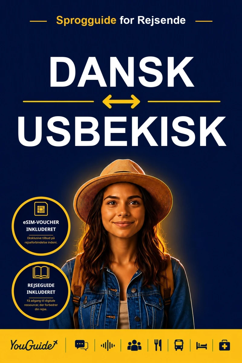 Portada: The Language Guide for Travelers - Danish to Uzbek