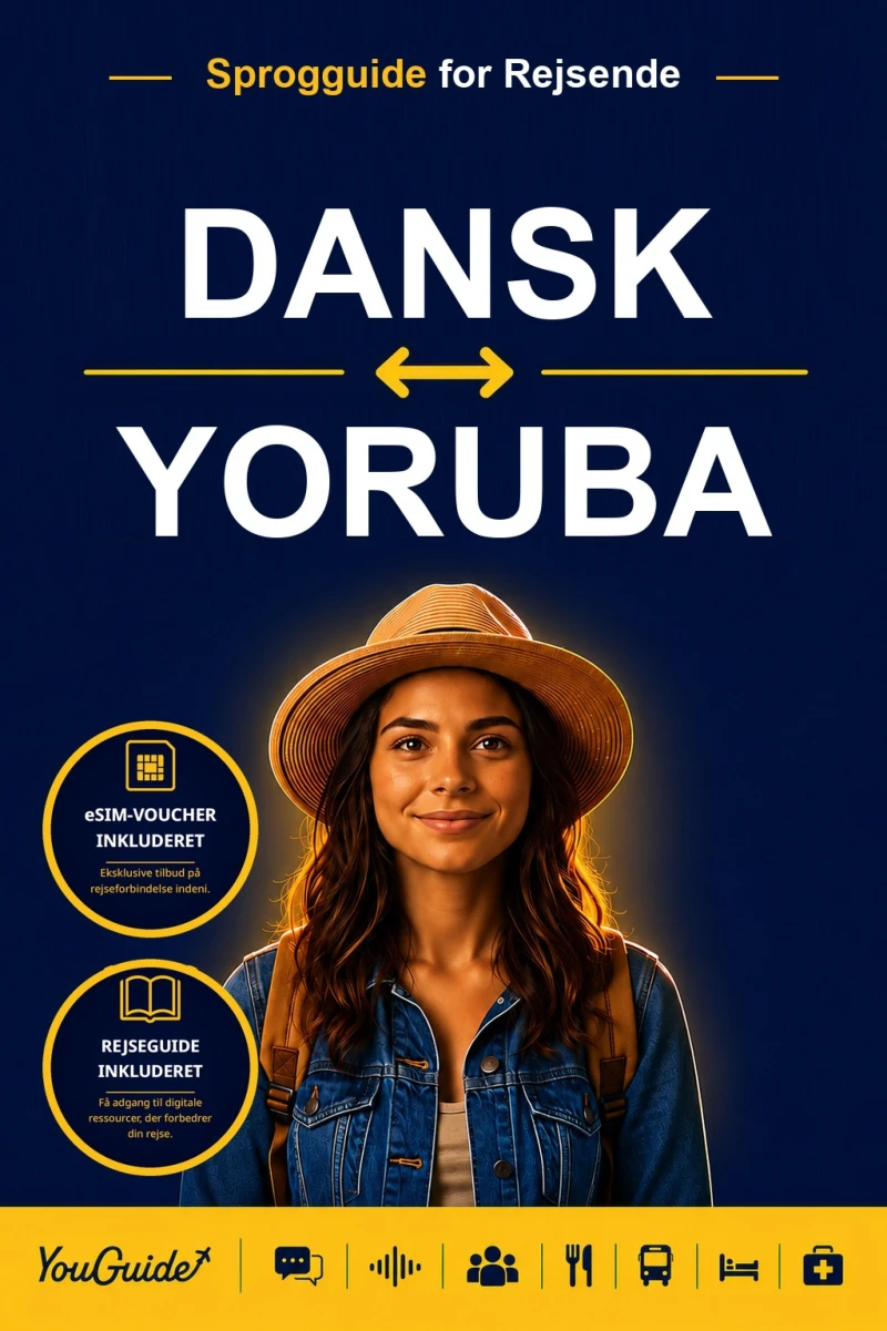 Portada: The Language Guide for Travelers - Danish to Yoruba
