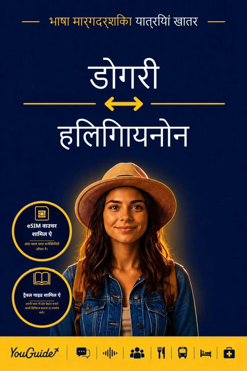 Portada: The Language Guide for Travelers - Dogri to Hiligaynon