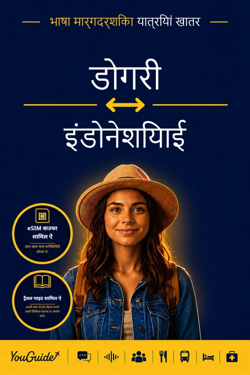 Portada: The Language Guide for Travelers - Dogri to Indonesian