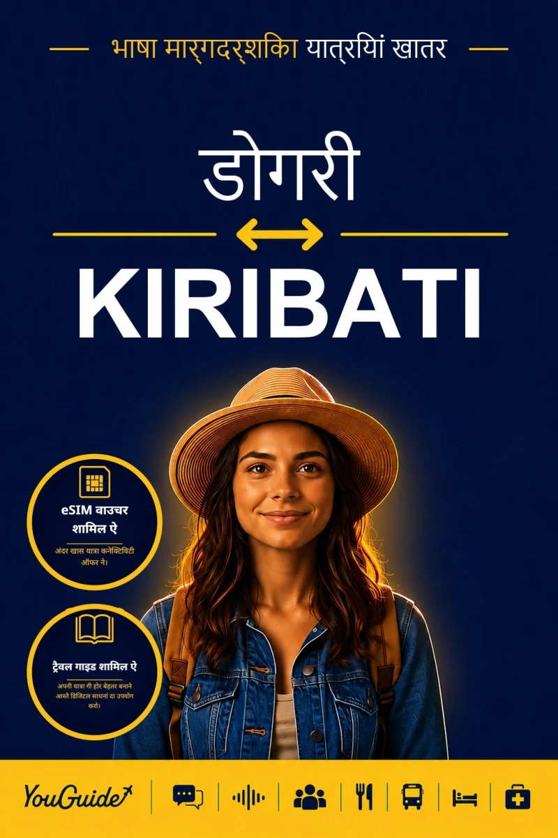 Portada: The Language Guide for Travelers - Dogri to Kiribati