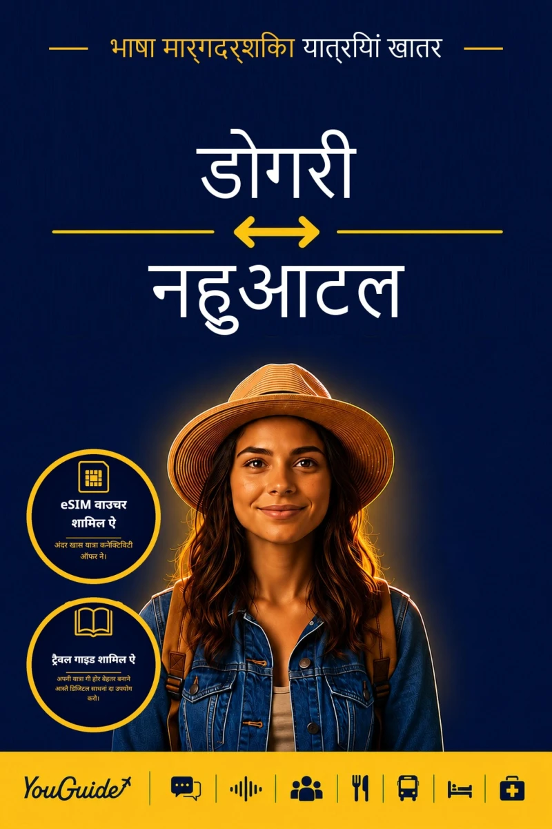 Portada: The Language Guide for Travelers - Dogri to Nahuatl