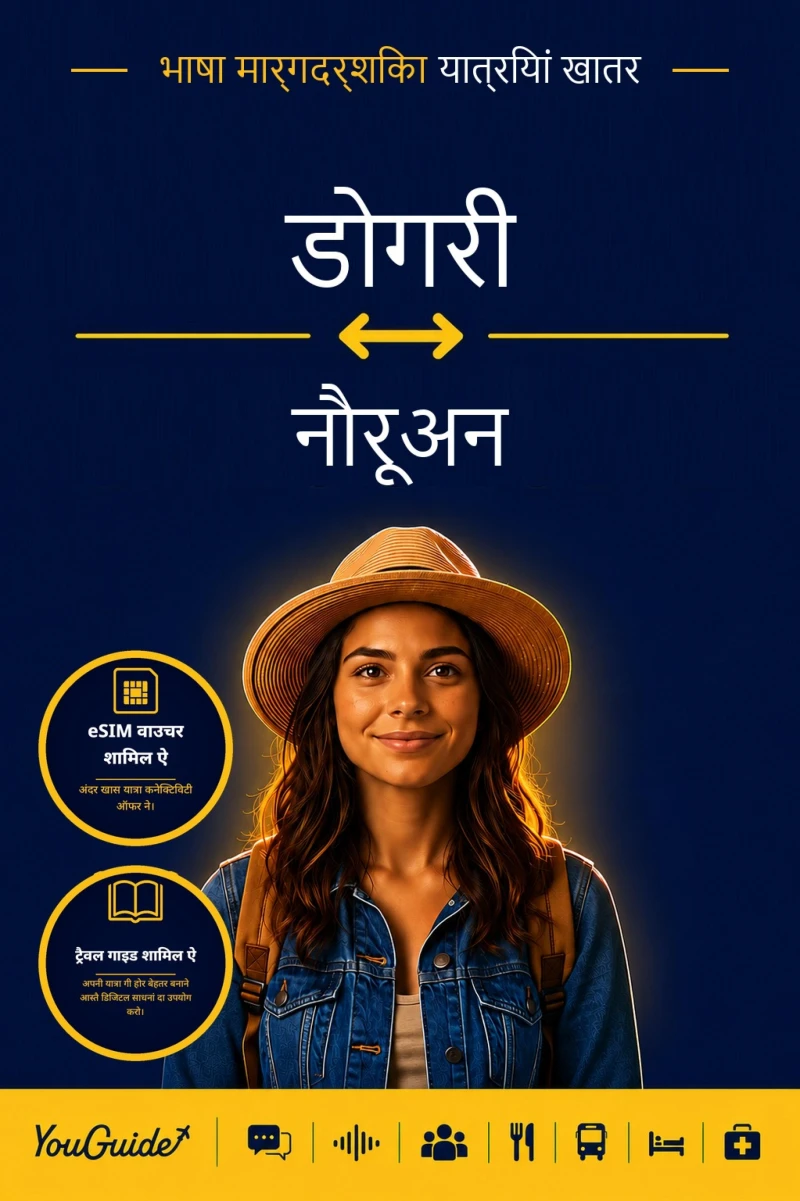 Portada: The Language Guide for Travelers - Dogri to Nauruan