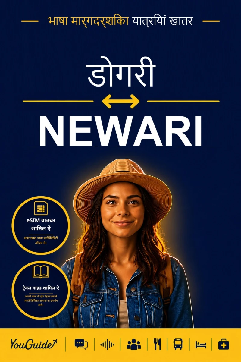 Portada: The Language Guide for Travelers - Dogri to Newari