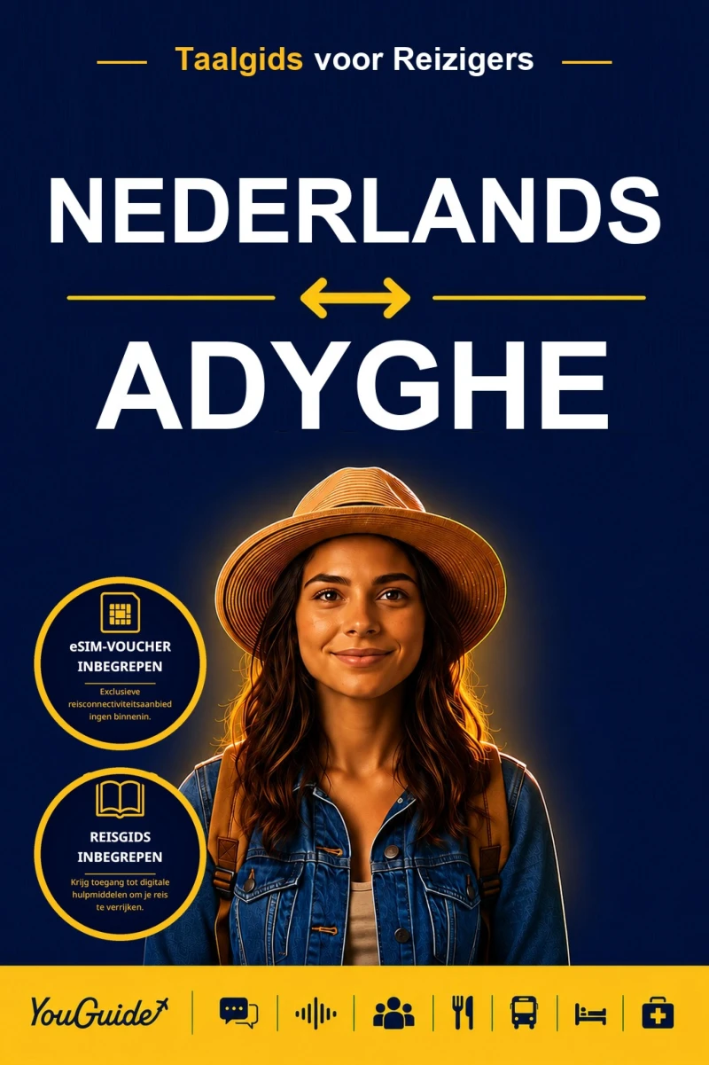 Portada: The Language Guide for Travelers - Dutch to Adyghe