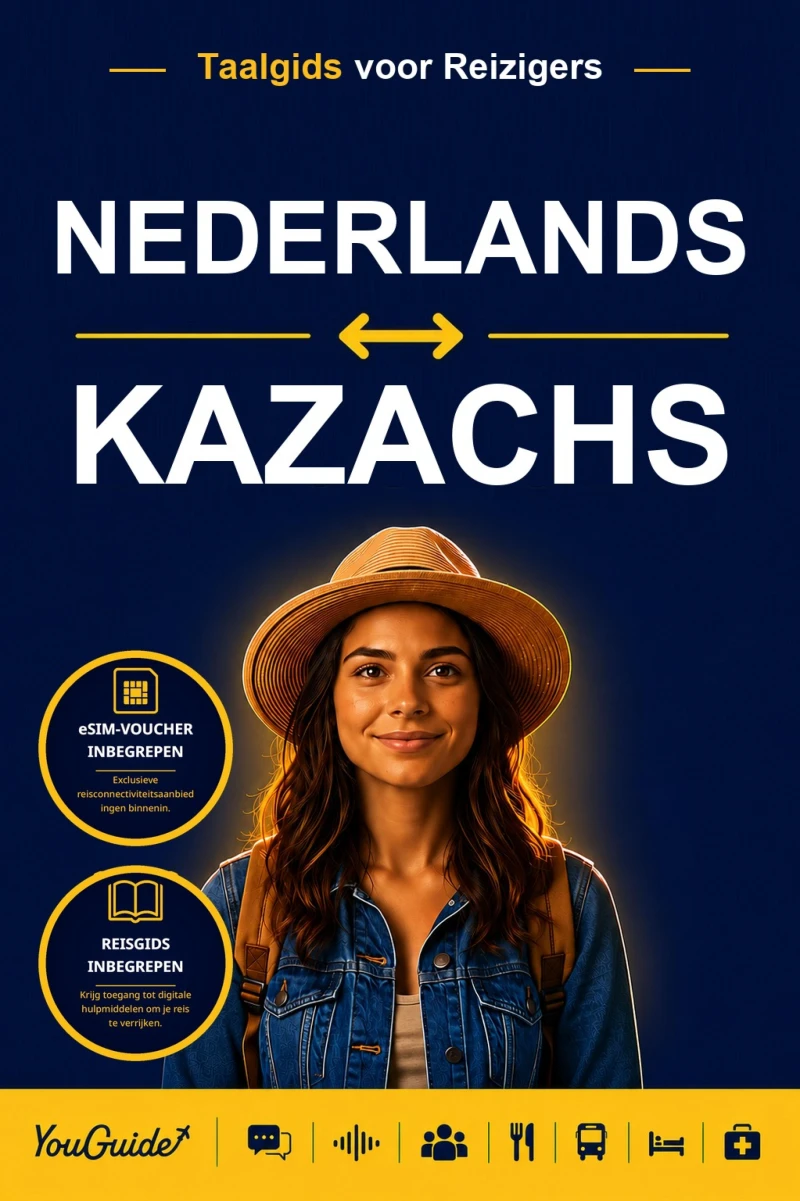 Portada: The Language Guide for Travelers - Dutch to Kazakh