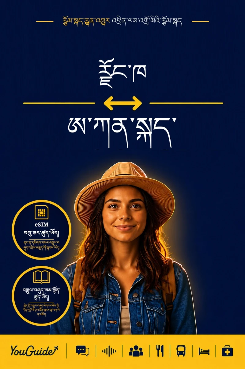 Portada: The Language Guide for Travelers - Dzongkha to Akan