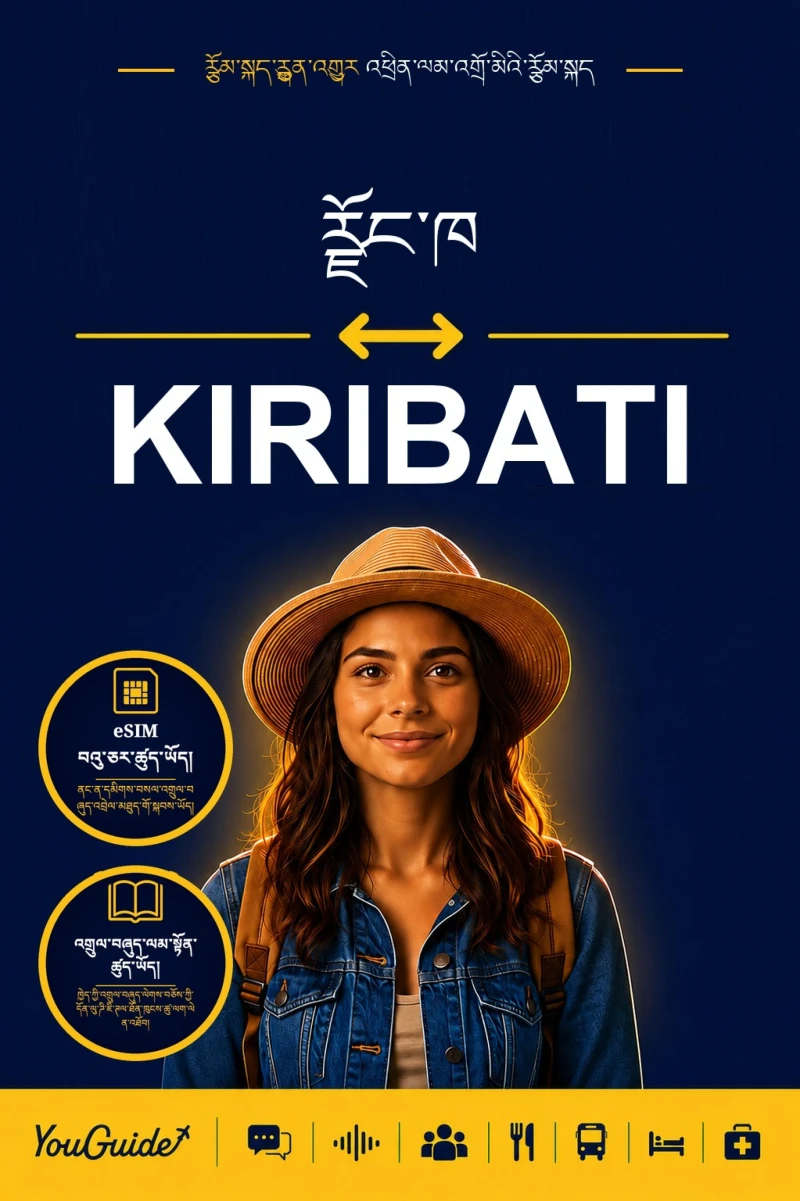 Portada: The Language Guide for Travelers - Dzongkha to Kiribati