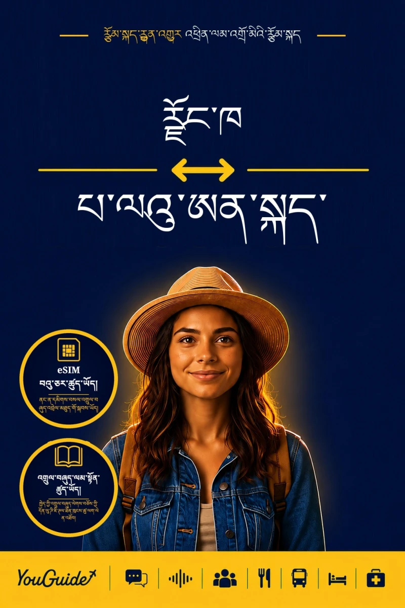 Portada: The Language Guide for Travelers - Dzongkha to Palauan