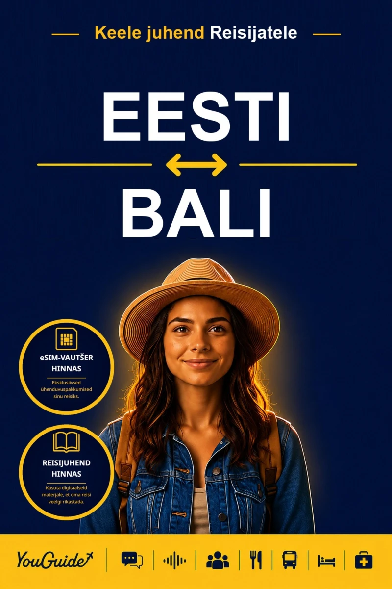 Portada: The Language Guide for Travelers - Estonian to Balinese