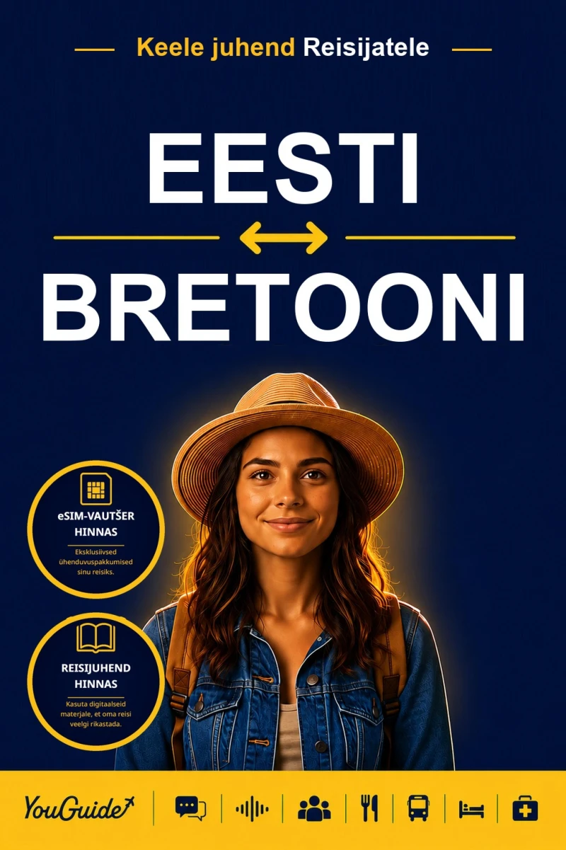 Portada: The Language Guide for Travelers - Estonian to Breton