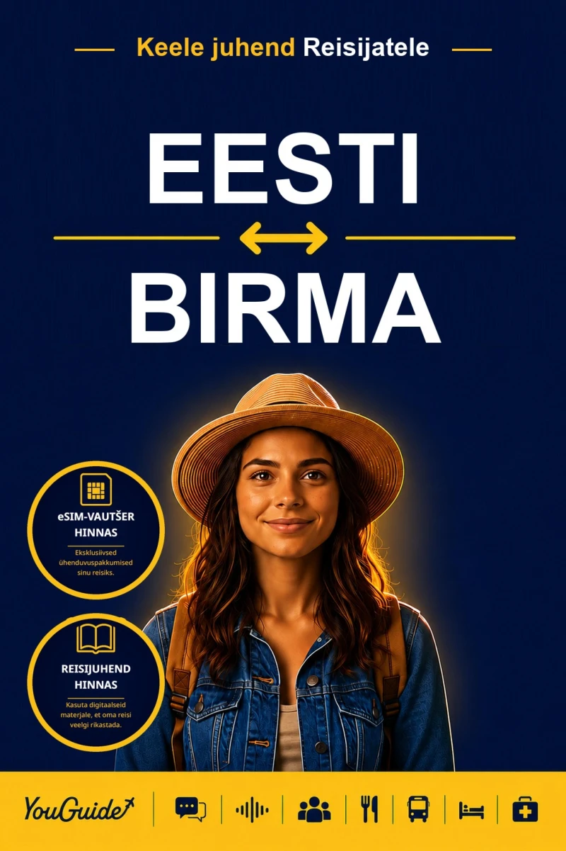 Portada: The Language Guide for Travelers - Estonian to Burmese