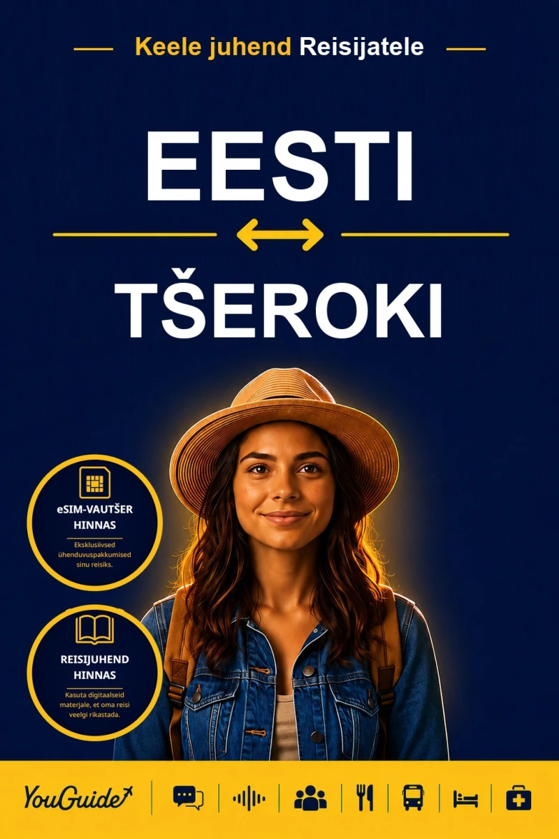 Portada: The Language Guide for Travelers - Estonian to Cherokee