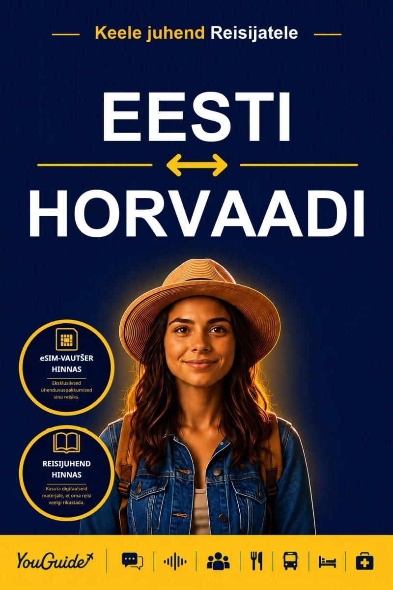 Portada: The Language Guide for Travelers - Estonian to Croatian