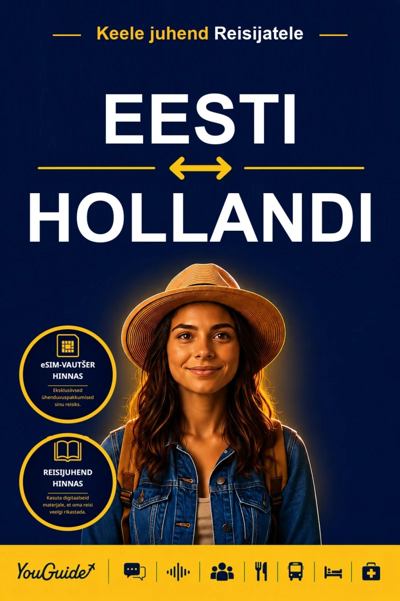 Portada: The Language Guide for Travelers - Estonian to Dutch
