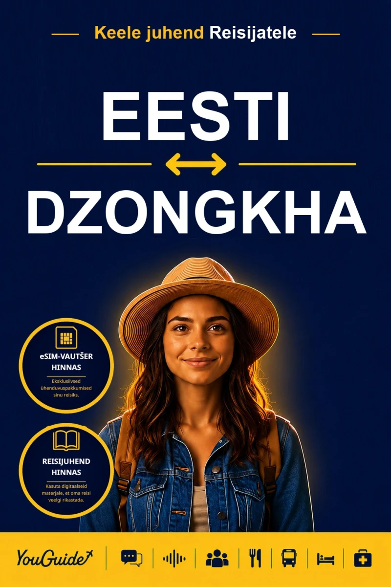 Portada: The Language Guide for Travelers - Estonian to Dzongkha