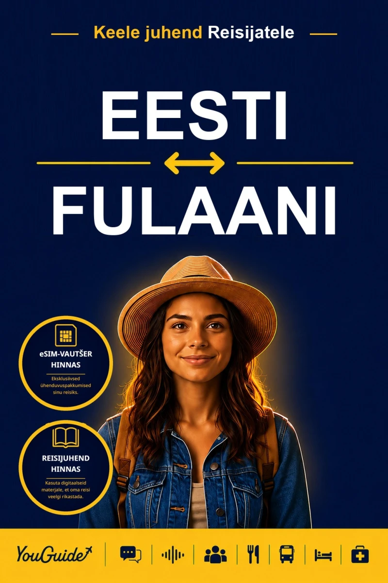 Portada: The Language Guide for Travelers - Estonian to Fulani