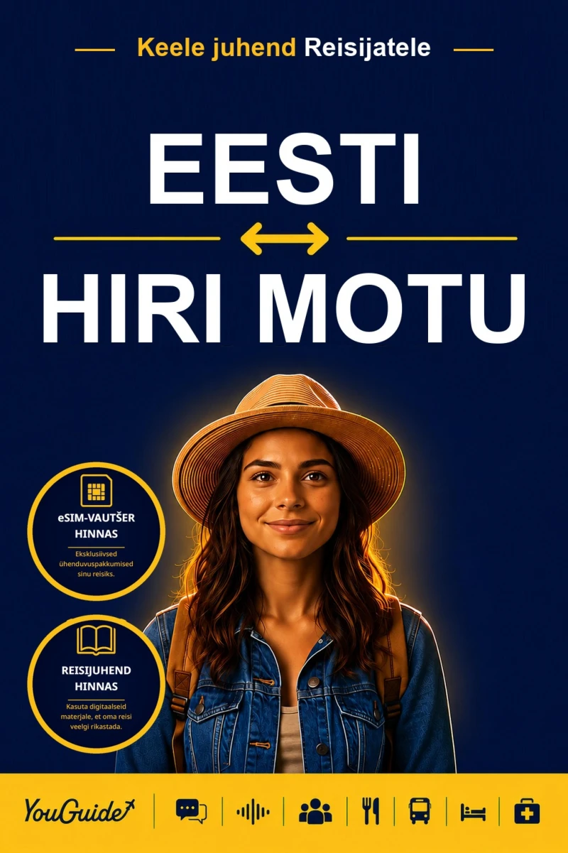 Portada: The Language Guide for Travelers - Estonian to Hiri Motu
