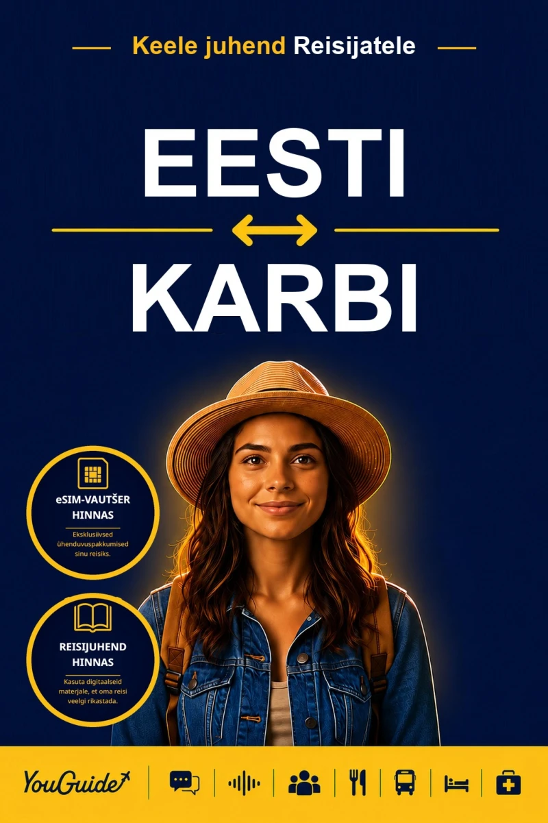 Portada: The Language Guide for Travelers - Estonian to Karbi