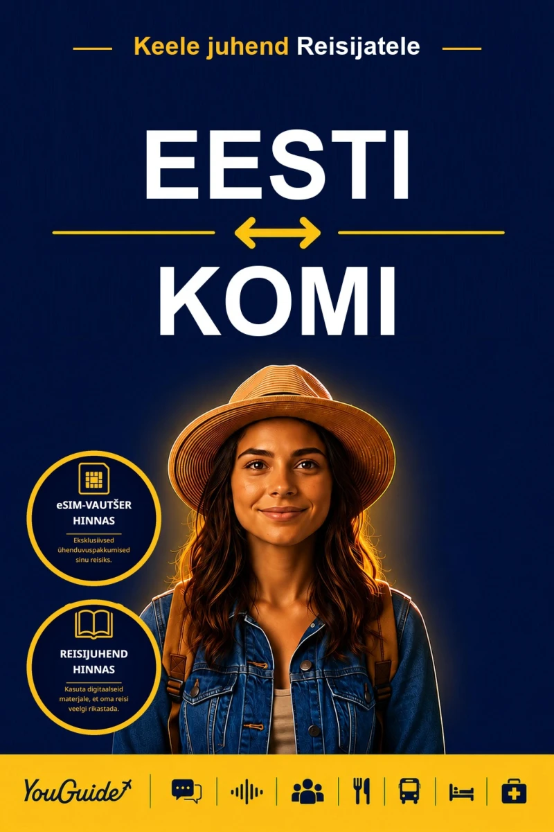 Portada: The Language Guide for Travelers - Estonian to Komi