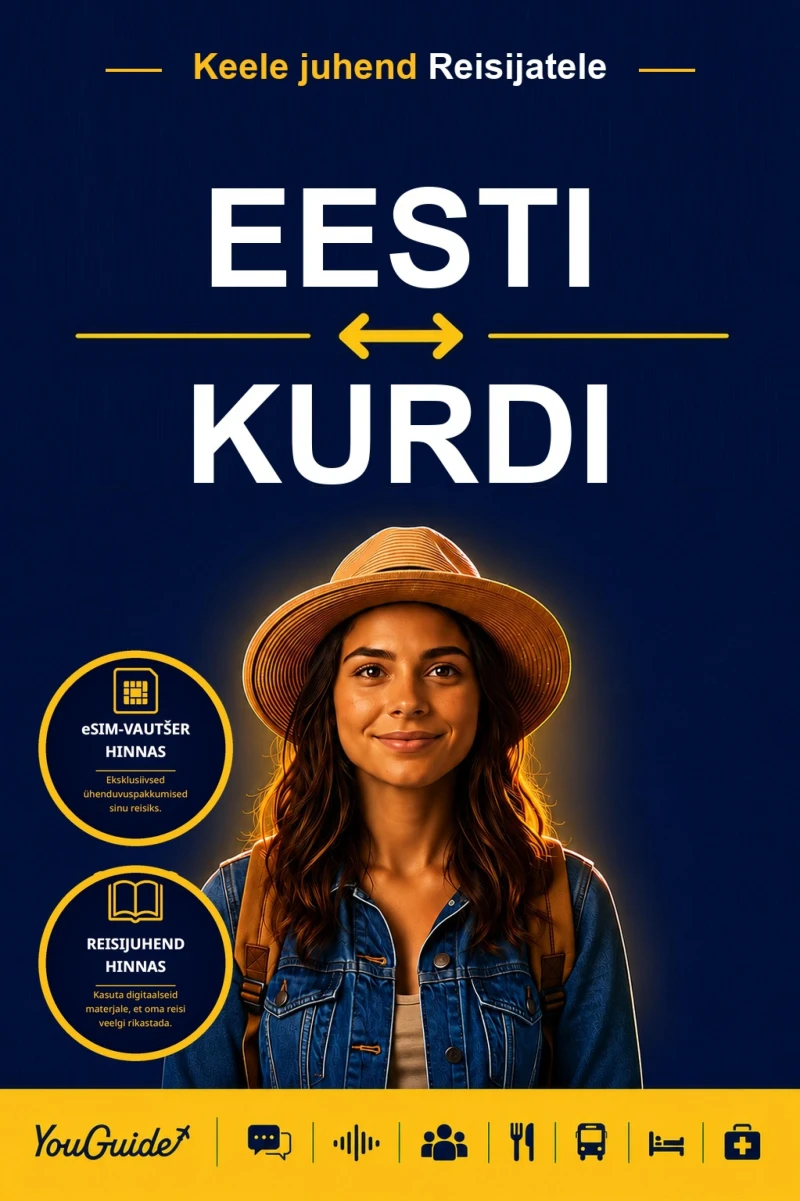 Portada: The Language Guide for Travelers - Estonian to Kurdish