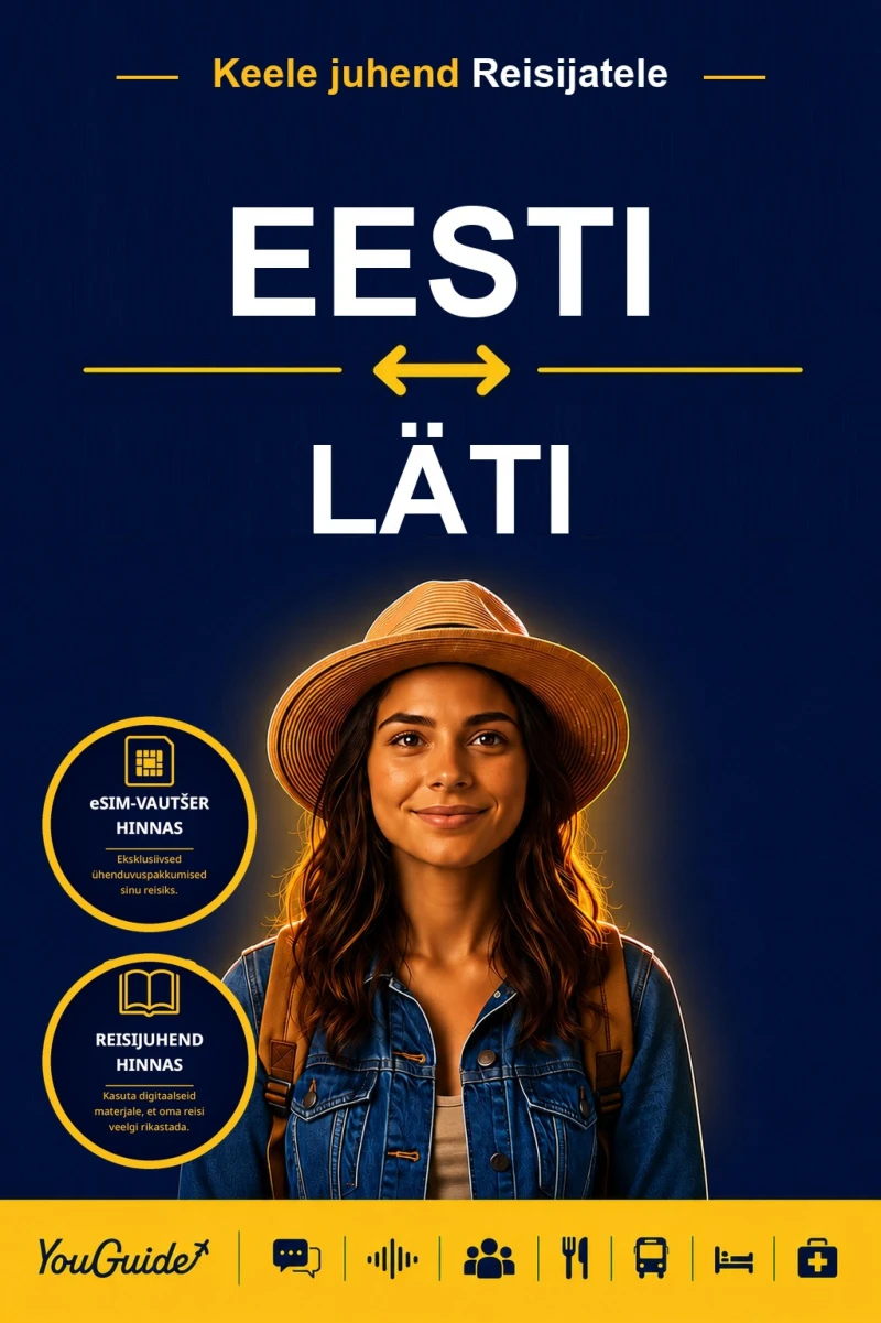 Portada: The Language Guide for Travelers - Estonian to Latvian