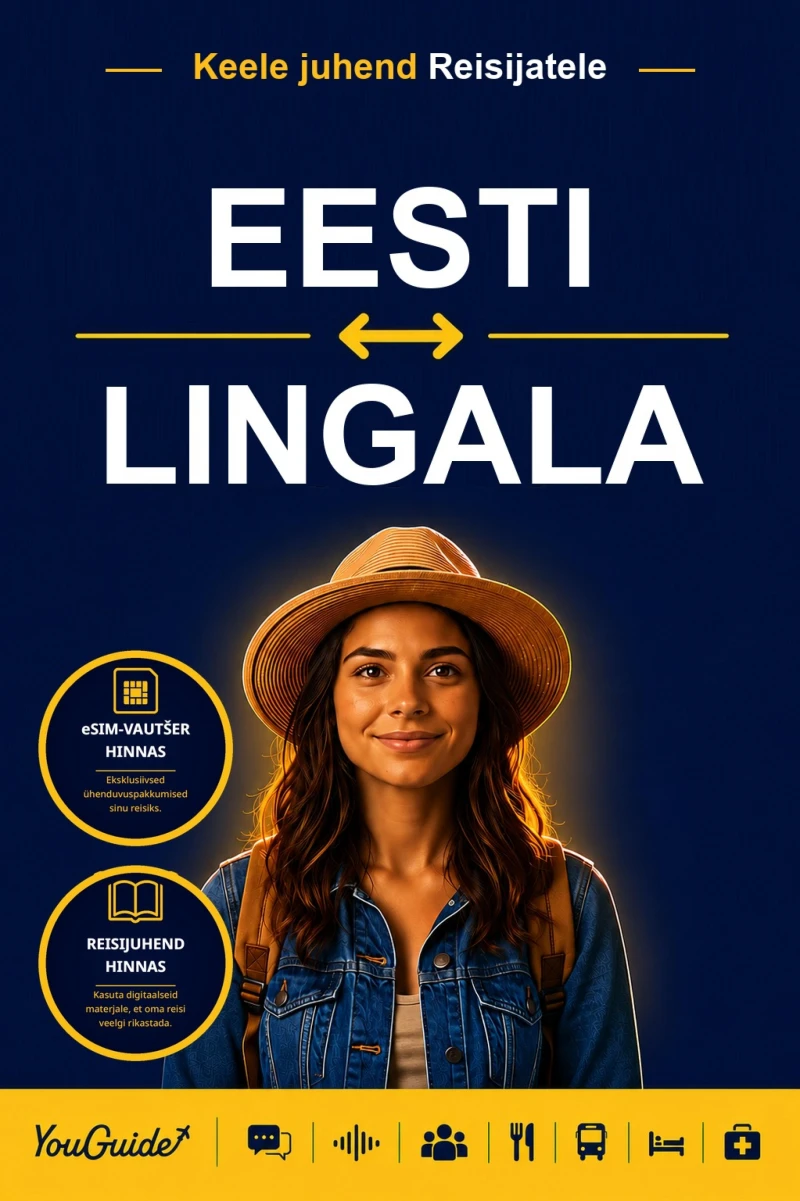 Portada: The Language Guide for Travelers - Estonian to Lingala