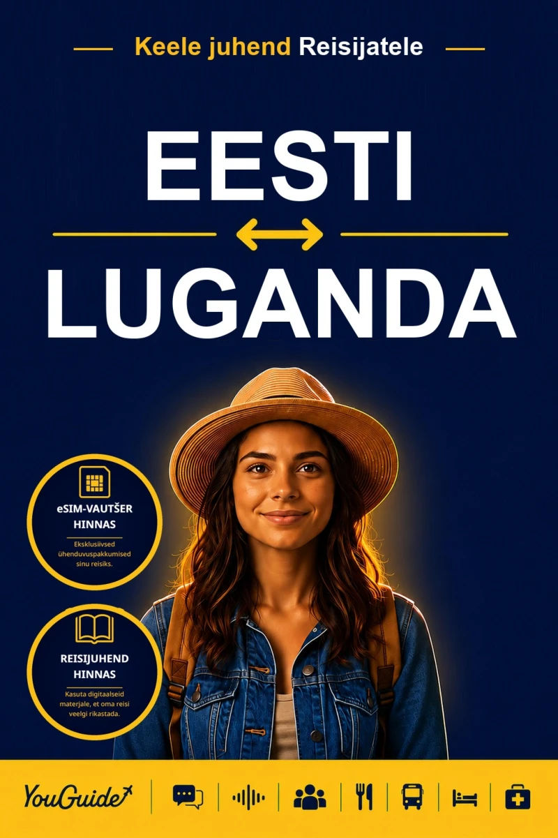 Portada: The Language Guide for Travelers - Estonian to Luganda