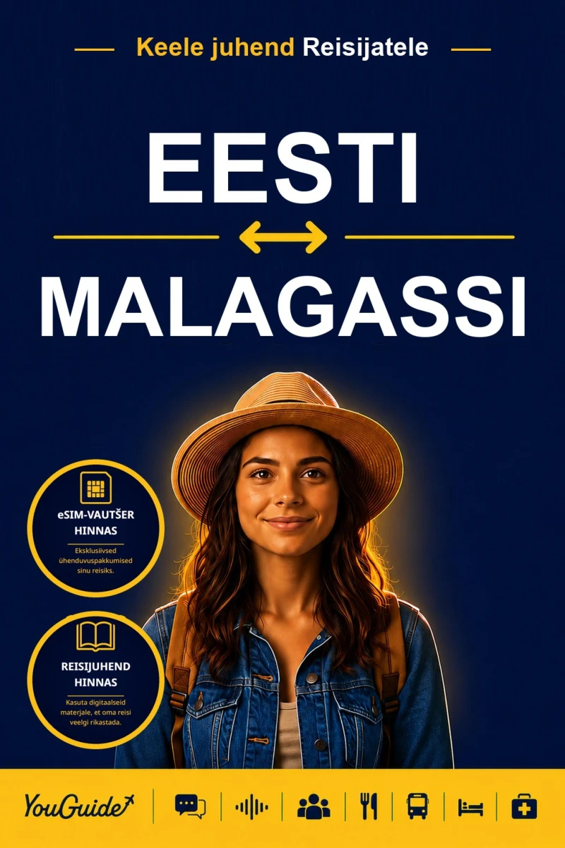 Portada: The Language Guide for Travelers - Estonian to Malagasy